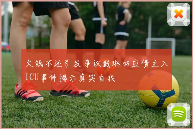 欠钱不还引发争议戴琳回应债主入ICU事件揭示真实自我