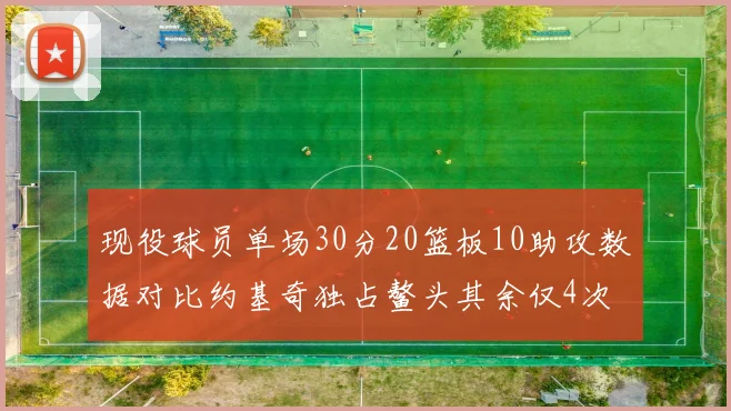 现役球员单场30分20篮板10助攻数据对比约基奇独占鳌头其余仅4次